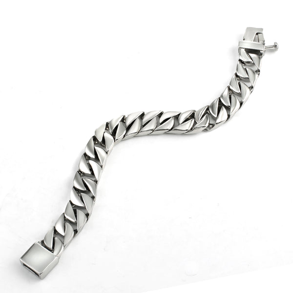 Curb Cuban Links&Chains 316L Stainless Steel Bracelet